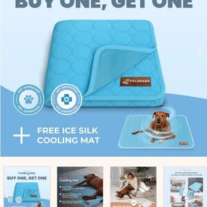 PELSBARN Blue Pet Cooling Mat (L)
